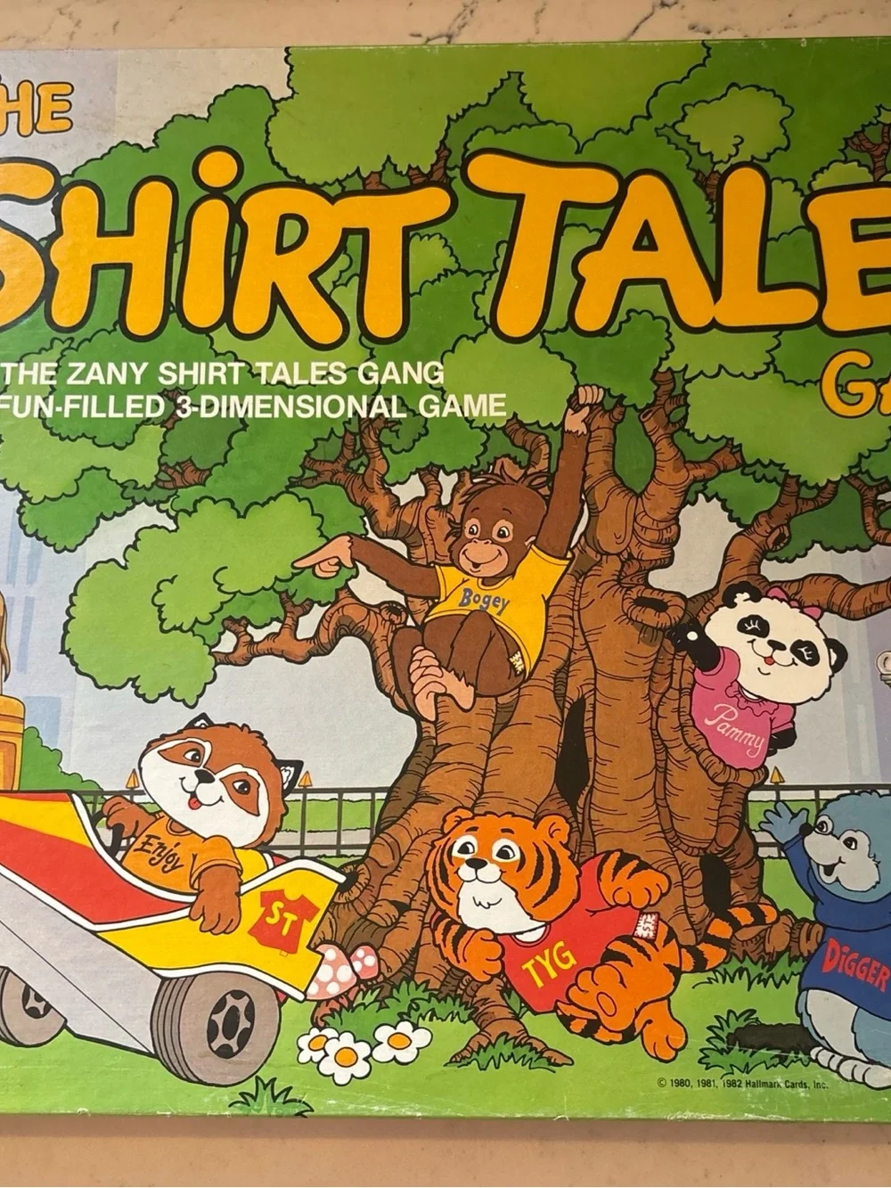 Milton Bradley TV Show Vintage 1983 The Shirt Tales Game